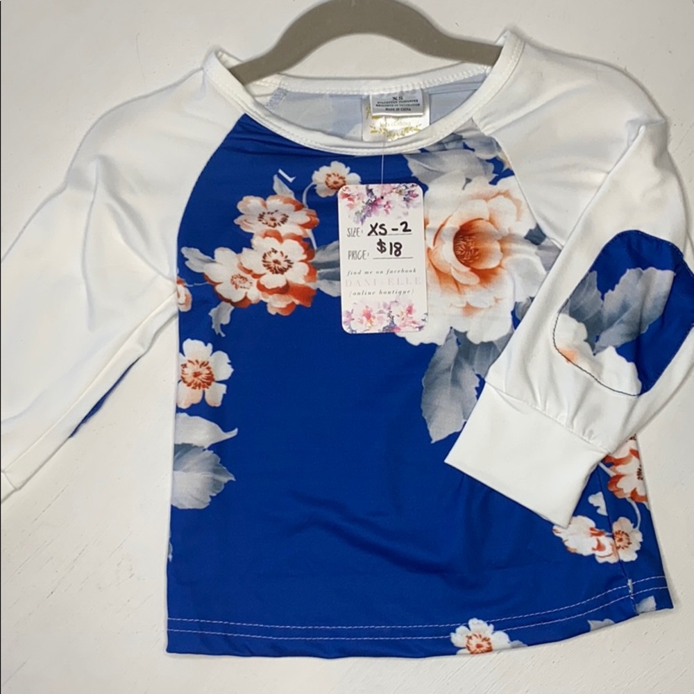 Kids Honeydew Patch Elbow Top